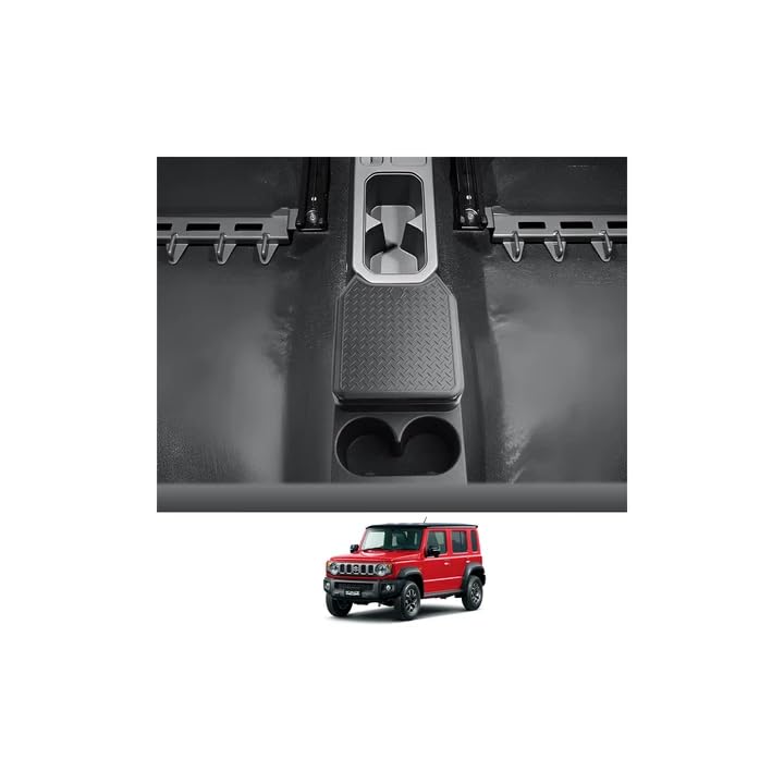 Suzuki Jimny Nomad JC74 Консоль Подстаканники Мусорка Заднее Сиденье Хранение ABS Jimny Nomad несовместим с Консолью Внутреннее Хранение Салон Автомобиля Jimny Nomad
