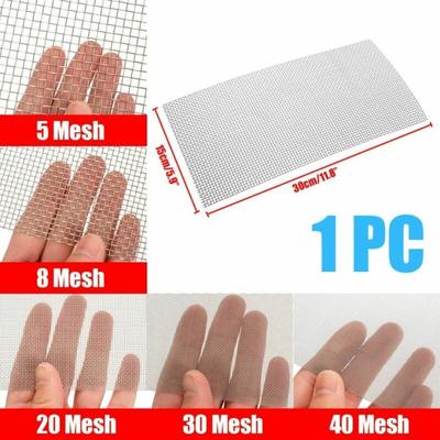 Stainless Steel Filter 5/8/20/30/40 Mesh Wire Filtration Filter 15cmx30cm