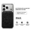 Crocodile Pattern Electroplated Phone Case for iPhone 15/14/13/12 Pro Max with Large Hole Design