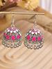 Retro Bohemian Tassel Bell Earrings with Hollow-Out Design
