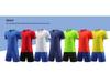 Quick-Dry Summer Football Jersey Set for Adults & Kids - Printed Short Sleeve