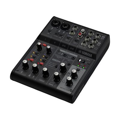 Yamaha Live-Streaming-Mischpult 6 Kanäle Schwarz AG06MK2 B