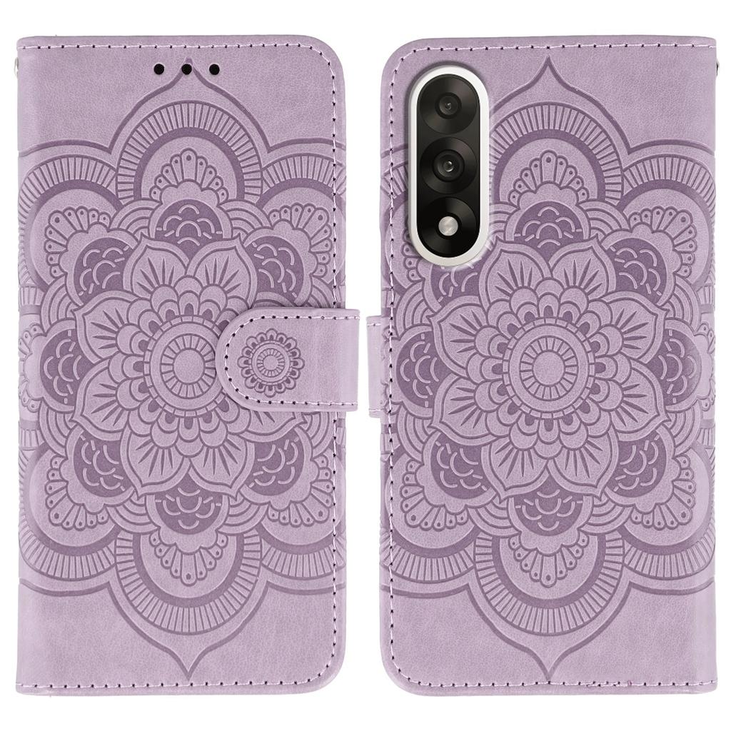 For OnePlus Ace 5 Ultra 5G/Nord 5 5G Case PU Leather Mandala Imprinted Design Wallet Phone Cover