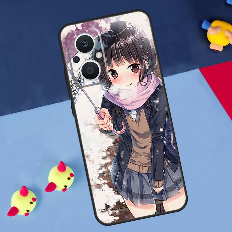 Anime girl cartoon japan cute For OPPO Reno 14 13 12 11 10 Pro 8T 11F 12F 13F 14F 7 8 Lite OPPO Find X8 X6 X5 X9 Pro Case