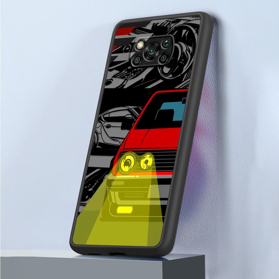 

Soft Cover Case for Xiaomi Poco X3 NFC X3 X4 Pro X5 X4NFC Japan Sports Cars Poco X5
