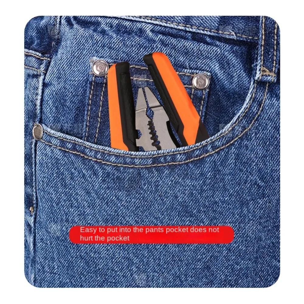 High-carbon Steel Wire Stripping Pliers 12 In 1 Foldable Electrician Crimpe Pliers Multifunctional Hand Tools Pincers