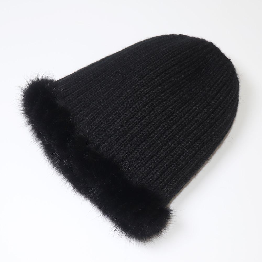 New Style Women Winter Real Mink Fur Hat Lady Warm 100% Genuine Real Fur Hat Good Elastic Knitted Genuine Mink Fur Caps
