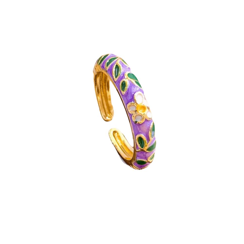 Classic Vintage Geometric Rings Bohemian-Style Gold Plated Ring  Wedding