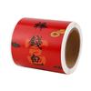 50PCS Best Wishes Packaging Box Sealing Labels Red White Blessing Sticker Wrapping Decals  Gift