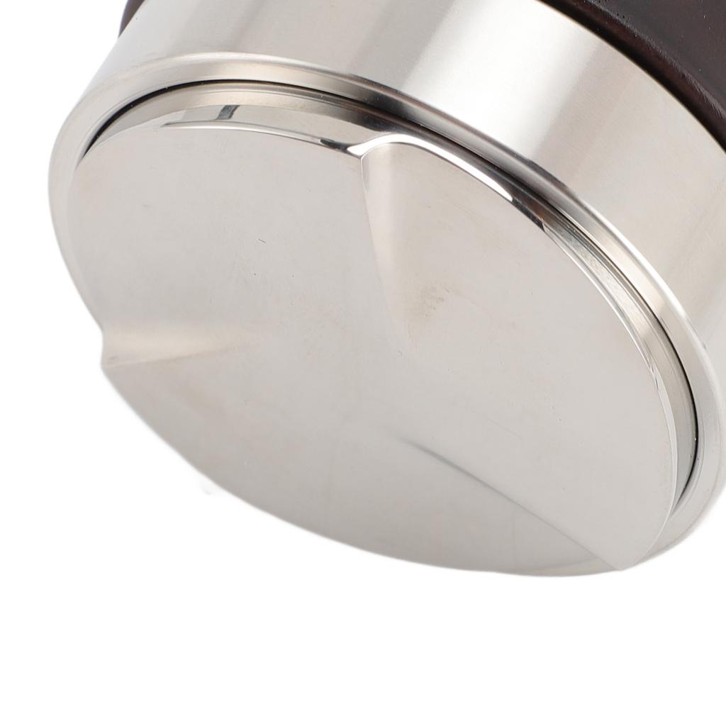 58mm Valnötsträ Kaffepress Kaffepressverktyg Balans Kaffepulverpress för Kaffe