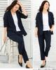 Tailored Pants Large Office Navy [Add Rouge] Women's Suit, Washable, Suit, Size, 2-Piece Set, Casual, [t5312], 4L,