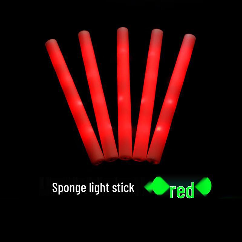 Concert Cheering Sponge Glow Sticks (10-Pack)