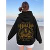 Women's Polyester Bell Book Club Hooded Knit Pullover