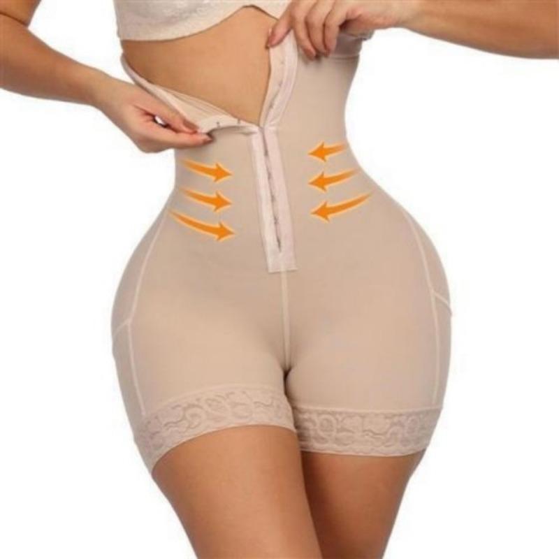 High Waisted Tummy Control Butt Lifter Shapewear Pants With Waist Support And Silicone