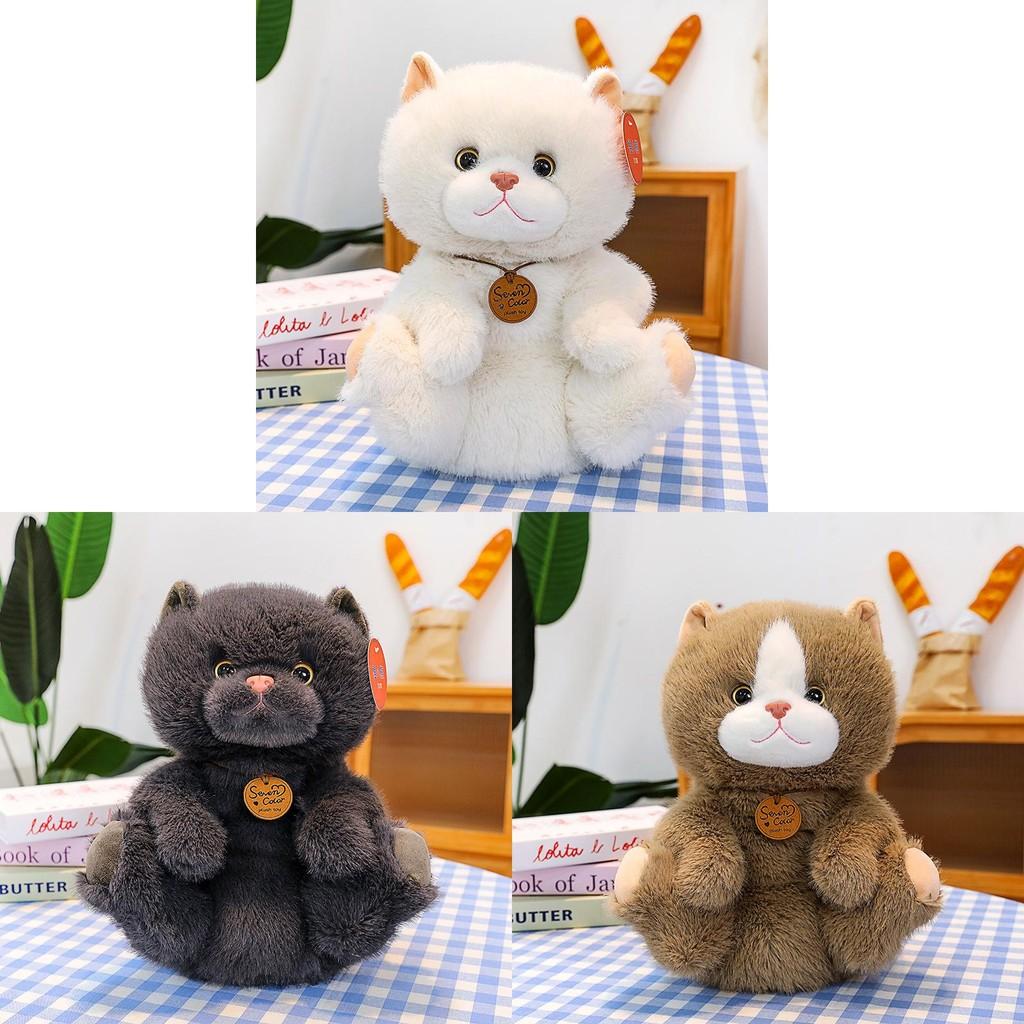 Cat Plush Toy Adorable Stuffed Doll Kids Collectors Gift Bedroom Decoration