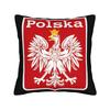 Symbols of Poland Pillowcases  Funny Pillow Case For Sofa Home Decoration Square Pillow Cover