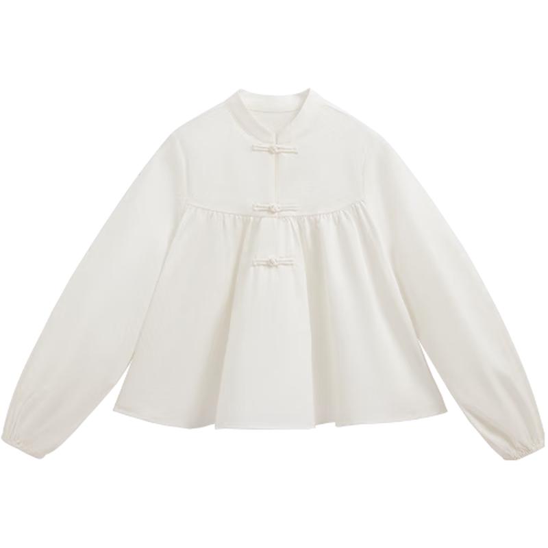 YEEHOO Girls  New Chinese Style Long Sleeve Shirt 130