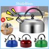 Elegant Stainless Steel Whistling Kettle Versatile Colors Modern Design Ideal For Everyday Use