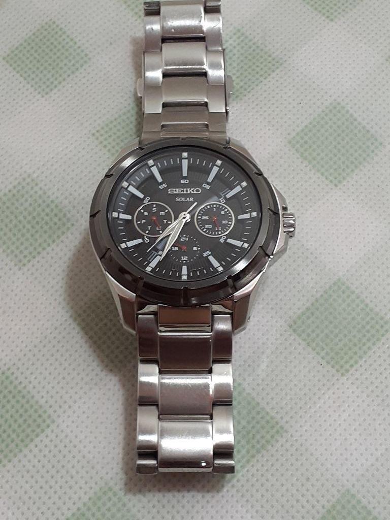 [USED] SEIKO Solar Watch Black