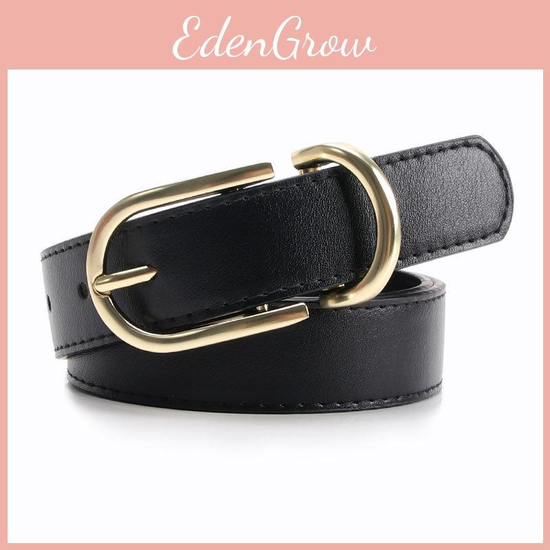 Fashion Minimalist Alloy Womens Belt With Adjustable Pin Buckle For Casual And Office Wear