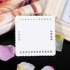 White Square EVA Foam Thread Disk Braiding Plate Braided Weaving Board(105mm)