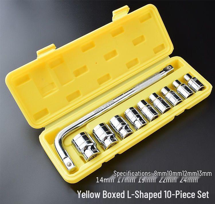 Multifunctional T-Handle Socket Wrench Set for Auto Repair