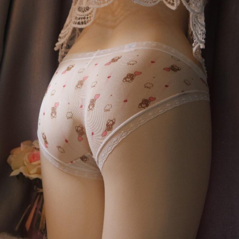 Herren Hiding Gaff Höschen Formwäsche Crossdressing Transgender Unterwäsche Gay Rollenspiel Hohl Gesäß Dessous Fake Girl Cartoon Slips