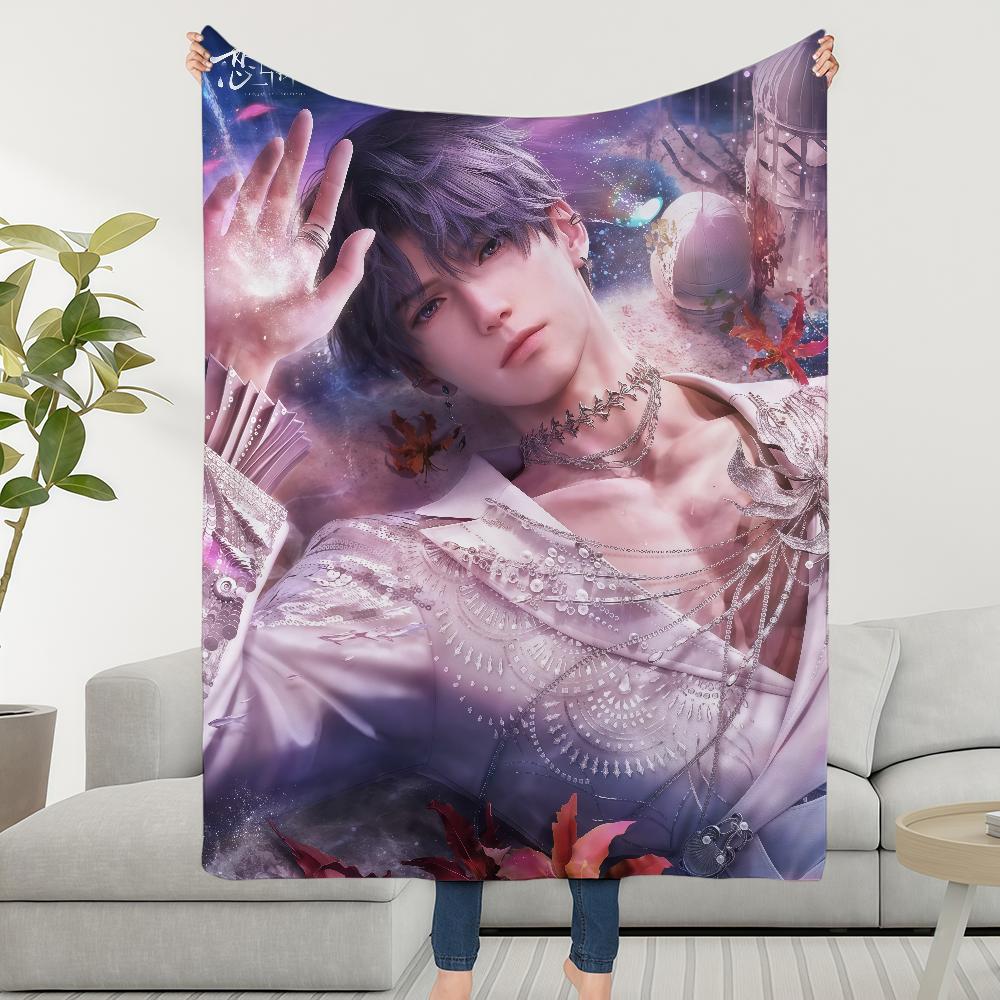 Deepspace Blanket Soft Warm Love Furry Throw Celebrate Second Super Kids Toys Bed Sofa Anniversary Car Cradle