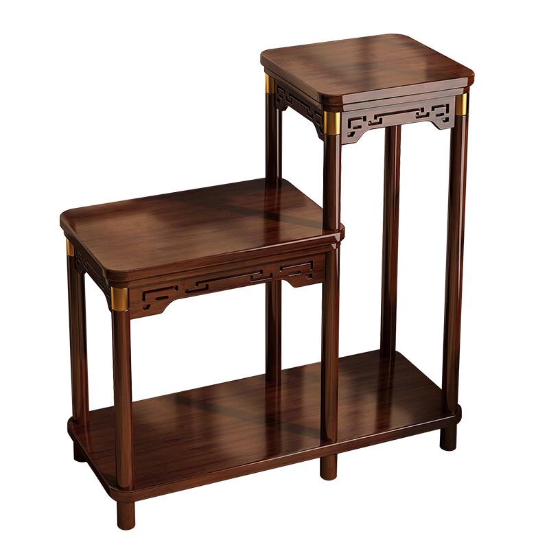 New Chinese Style Solid Wood Flower Stand