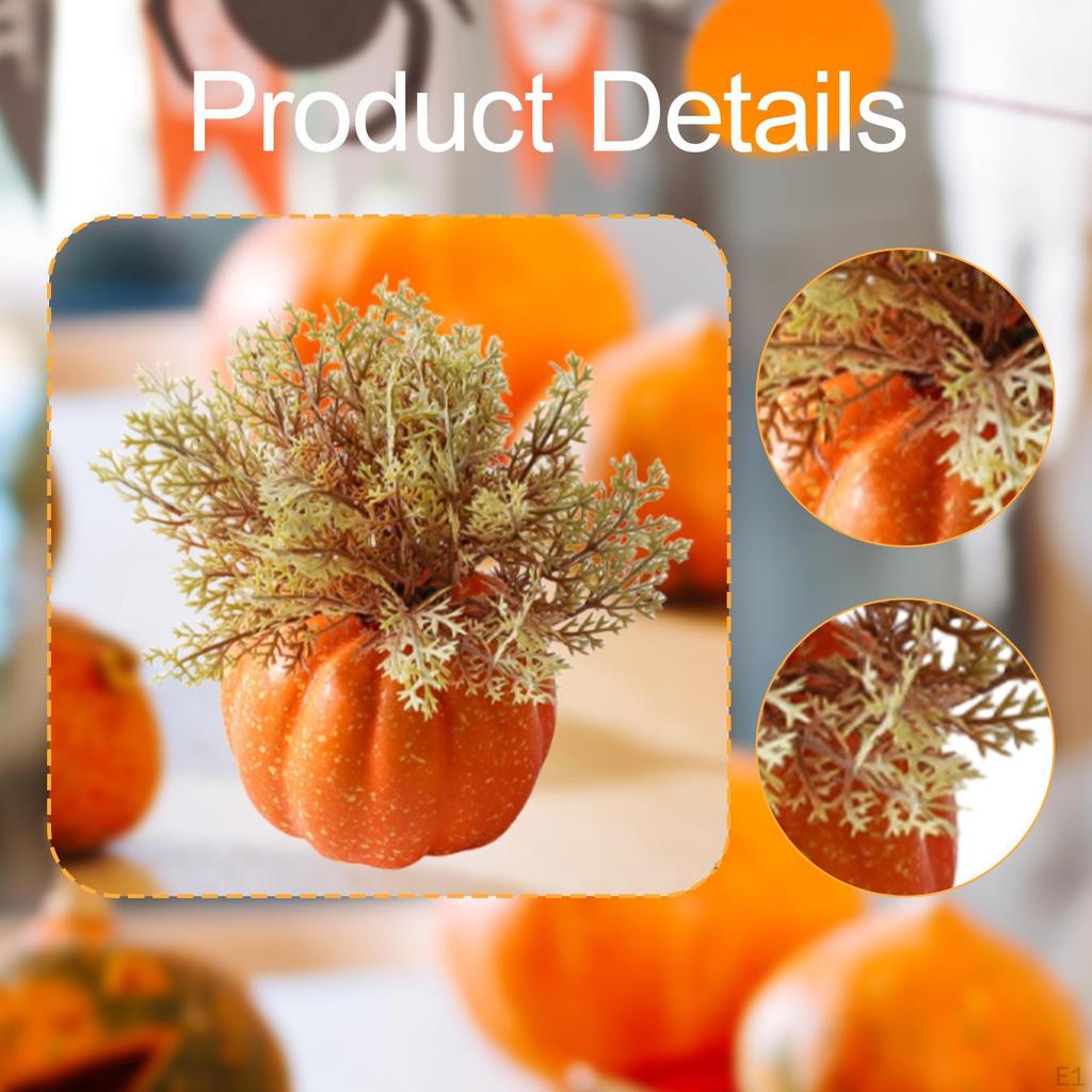 Artificial Pumpkin Table Centerpiece Thanksgiving Decoration Decorative Tabletop Ornament for