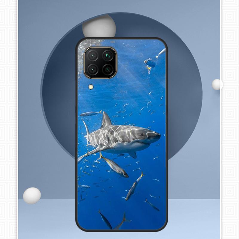 Ferocious Shark Animal For Huawei Nova 12i 12s 11i 8i Y91 Y60 Y70 Y72 Y90 Y61 9 10 SE P20 P40 Lite P30 P60 Pro Case