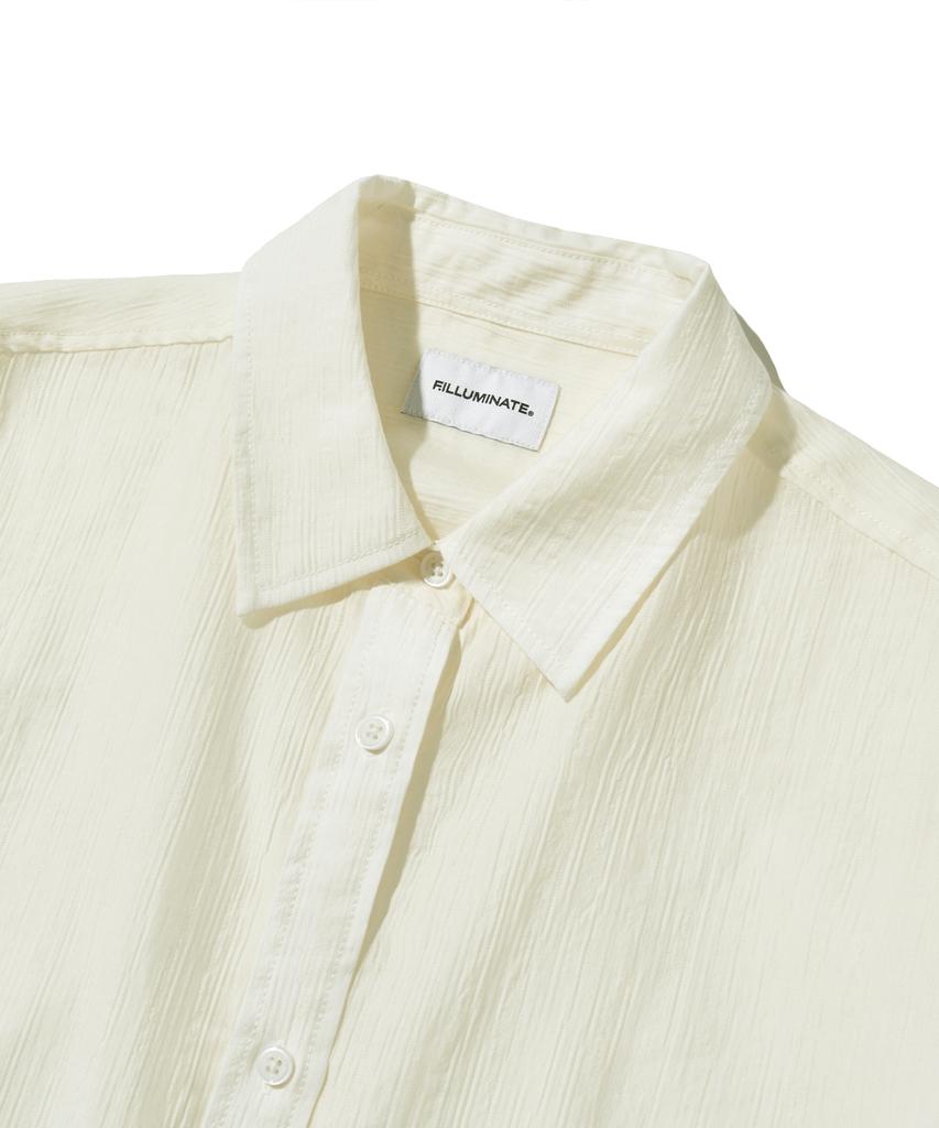 FILLUMINATE (W) See-Through Loose Fit Shirt - Ivory