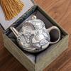 DARUNYAO Dragon Gilded Ceramic Teapot Gift Set