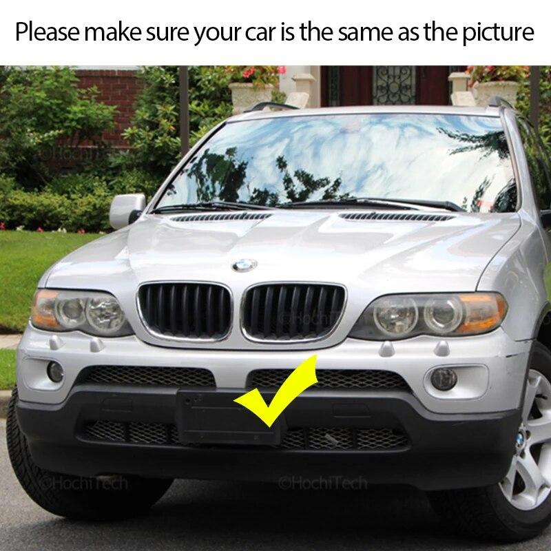 New Look Car Grille Grill Front Kidney Glossy 2 Line Double Slat For BMW X5 E53 LCI 2004 2005 2006 Car Accessories