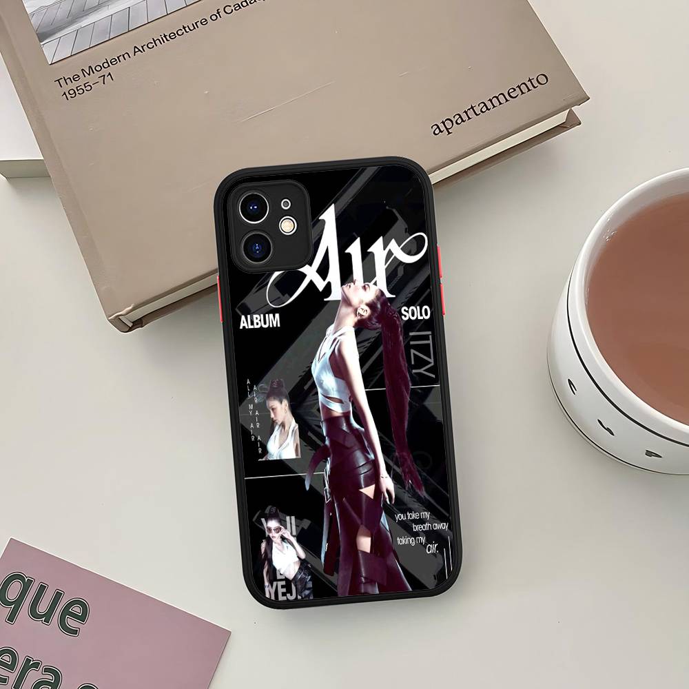 Singer Idol I-ITZY Silicone Case For IPhone 16 15 14 13 12 11 Pro Max Plus X XS MAX Shockproof Matte Cover
