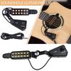 12 Sound Hole Guitar Pickup Acoustic Electric Transducer Fit For Acoustic Guitar Magnetic Preamplifier With Tone And Volume Control