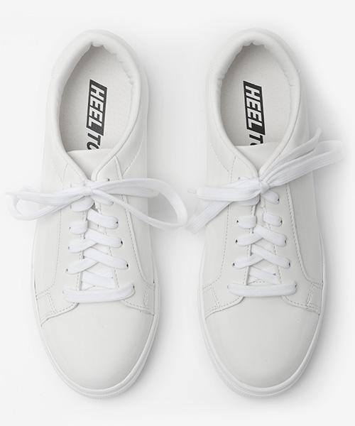 Heeltop Ht4395-Wh 7Cm Height-Increasing Sneakers Likey White [240~280Mm]