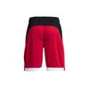 Under Armour Color-Block Logo Straight-Leg Sports Shorts Men Bottoms Red 1370220-600