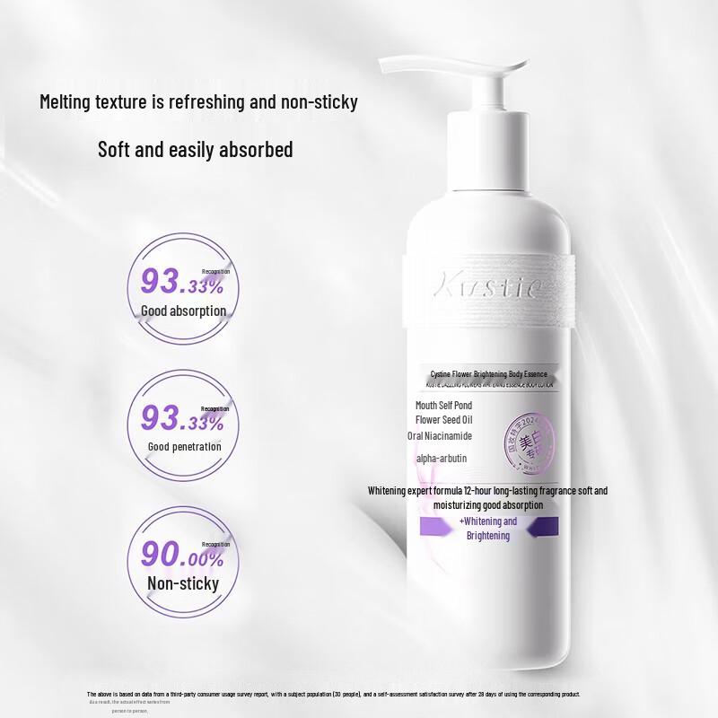 Kustie Flower Radiance Whitening & Repair Body Lotion Set 500g