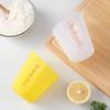 Silicone Measuring Cup Set Flexible Microwave Safe Measuring Cup with Easy-Read Marks Non-Slip Base Dishwasher Safe Baking Tool