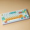 Cherry Keycap PBT Macaron Color Russian French Korean Japanese Keyboard Keychain Compatible with MX Switch Mechanical Keyboard