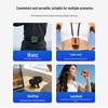 Portable High-Speed Waist-Hanging Fan with Digital Display for Outdoor and Camping