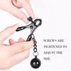 Sex Toy Nipple Clip Metal Gravity Ball Clamp Couples Flirting Alternative BDSM Adult Products 100% Waterproof Black/White