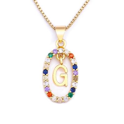 Nidin New Colorful 26 Letters A - Z Initial Alphabet Pendant Long Chain Necklace Jewelry Women Accessories Gift