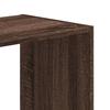 Bookshelf Brown Oak Effect 102x32x108 cm Engineered Wood