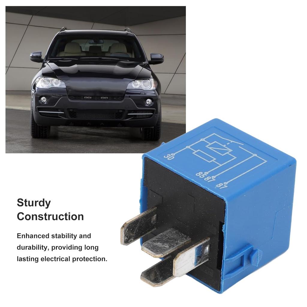 4 Pin Relay Stable Performance Multifunctional Relay for 1 3 4 5 6 7 Series, X1 X3 X5 X6 Z3 Z4 Z8, OE Numbers 61368364581, 8364581, 61366915327