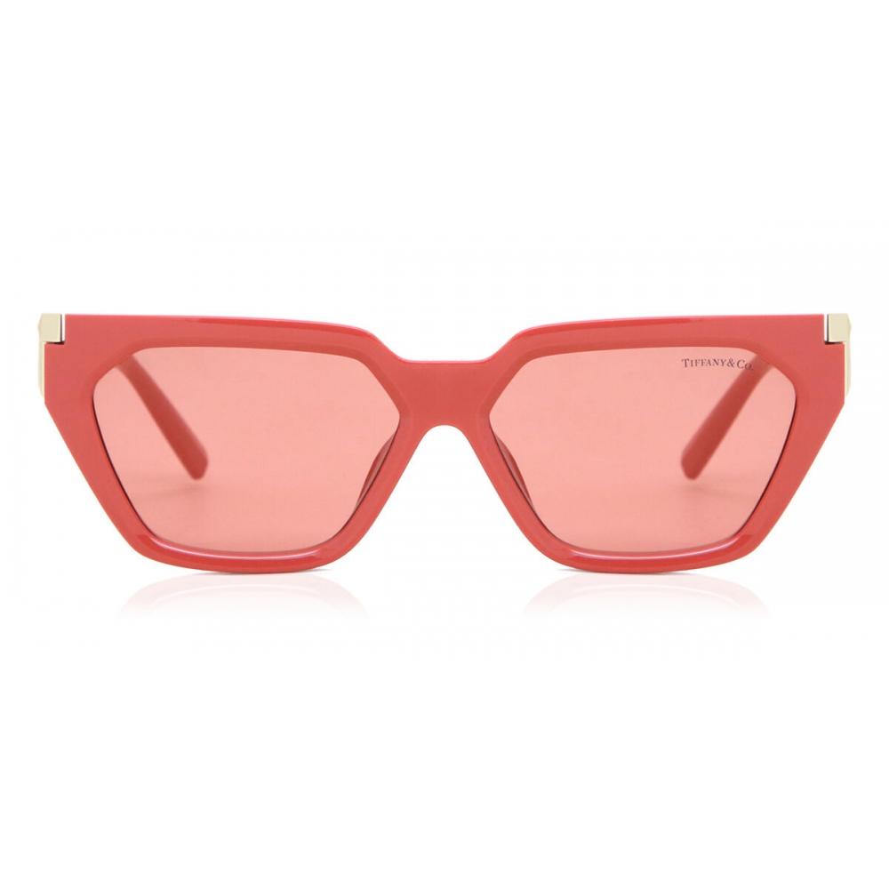 

Тиффани Ко. Tf4205u 837084 Женские солнцезащитные очки Coral Red/56