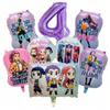 Hot Kpop Demon Hunters Number 1-9 Foil Balloon Set, Full Cast Themed Balloons Birthday Party Decorations Photo Prop New