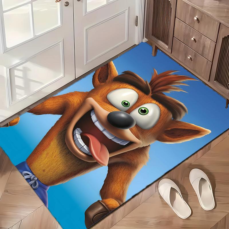 Crash-Bandicoot (14) Büroteppiche geeignet für Wohnzimmer Schlafzimmer Büros und Küchen ein Geschenk für moderne Wohnkultur