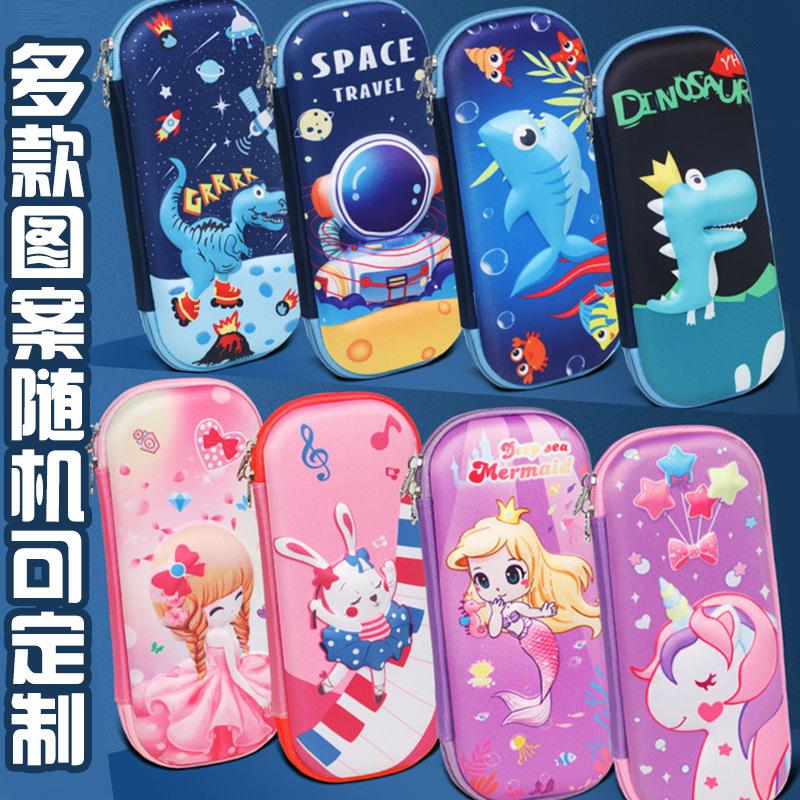 

Пенал для мальчика ученика начальной школы пенал из ЭВА с гравировкой имени милый пенал для девочки No specification